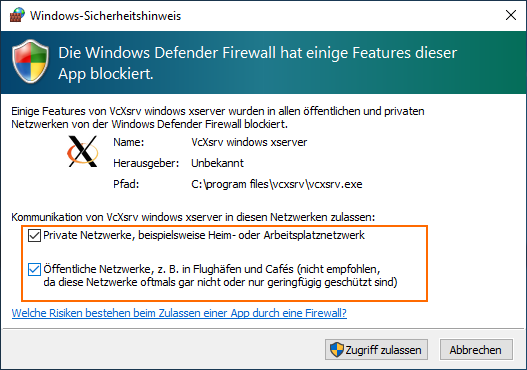 Windows Firewall einstellen