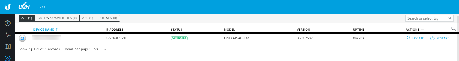 UniFi UAP AC LITE Firmware Update resolve KRACK
